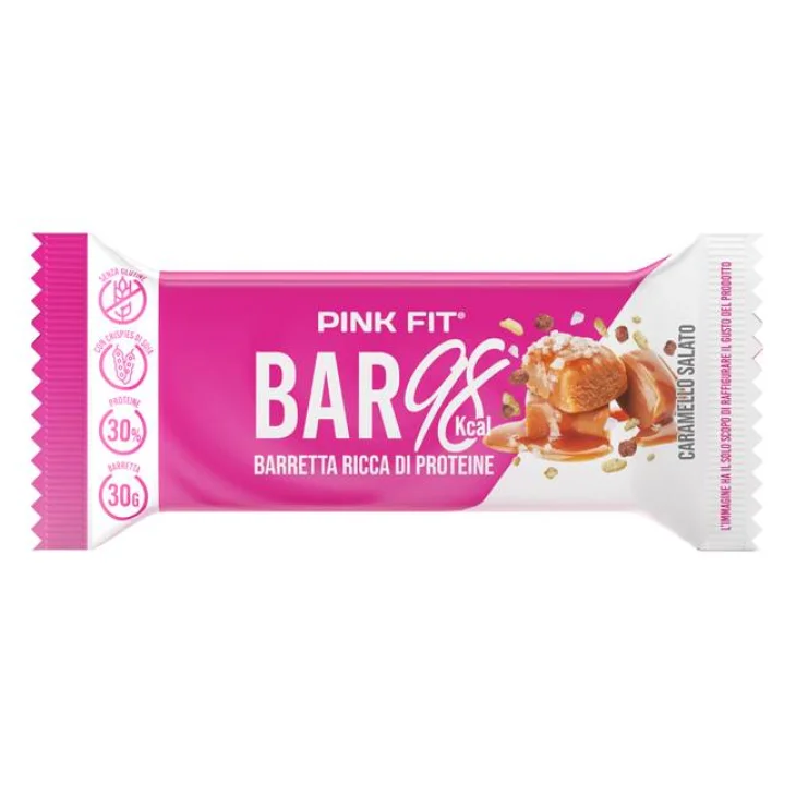 ProAction Pink Fit Bar 98 Caramello Salato 30 g