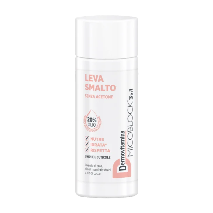Dermovitamina Micoblock 3In1 Levasmalto Senza Acetone 125 ml Dermovitamina Micoblock 3In1 Levasmalto Senza Acetone 125 ml