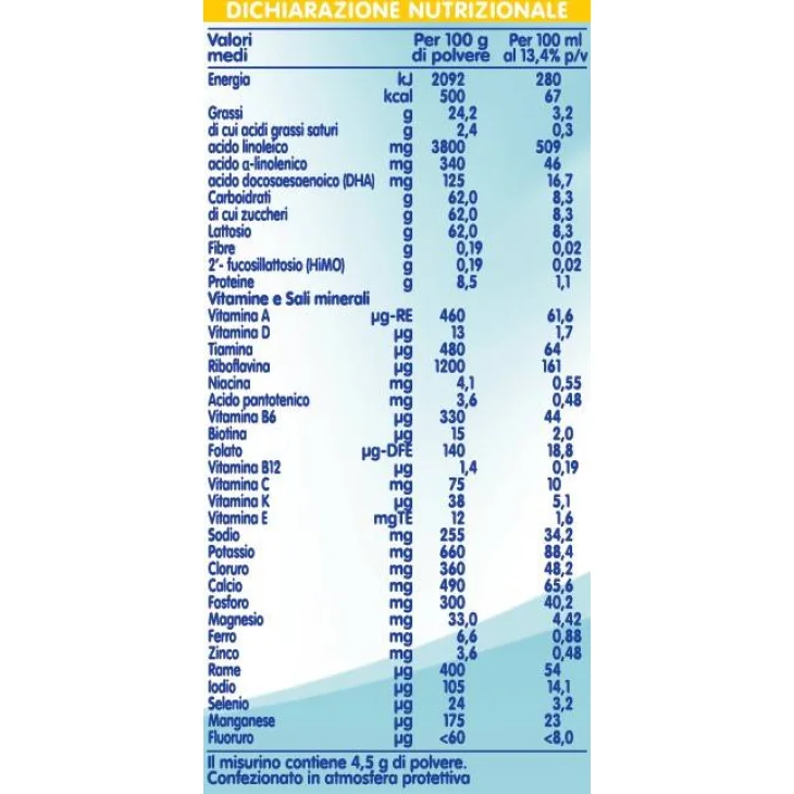 Nestl&eacute; Nidina Optipro 2 Latte di Proseguimento in Polvere 800 g