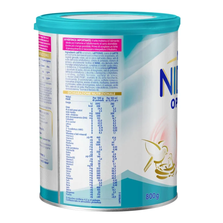 Nestl&eacute; Nidina Optipro 2 Latte di Proseguimento in Polvere 800 g