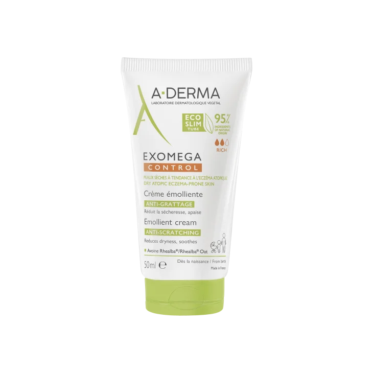 A-Derma Exomega Control Crema Emolliente Lenitiva del Prurito 50 ml A-Derma Exomega Control Crema Emolliente Lenitiva del Prurito 50 ml