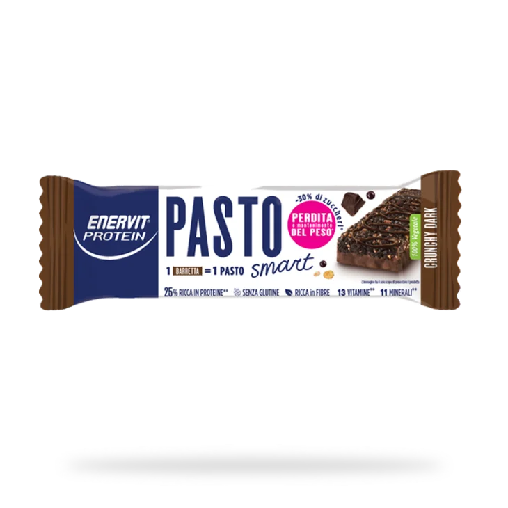 Enervit Protein Crunchy Dark Pasto sostitutivo in barretta 55 g Enervit Protein Crunchy Dark Pasto sostitutivo in barretta 55 g