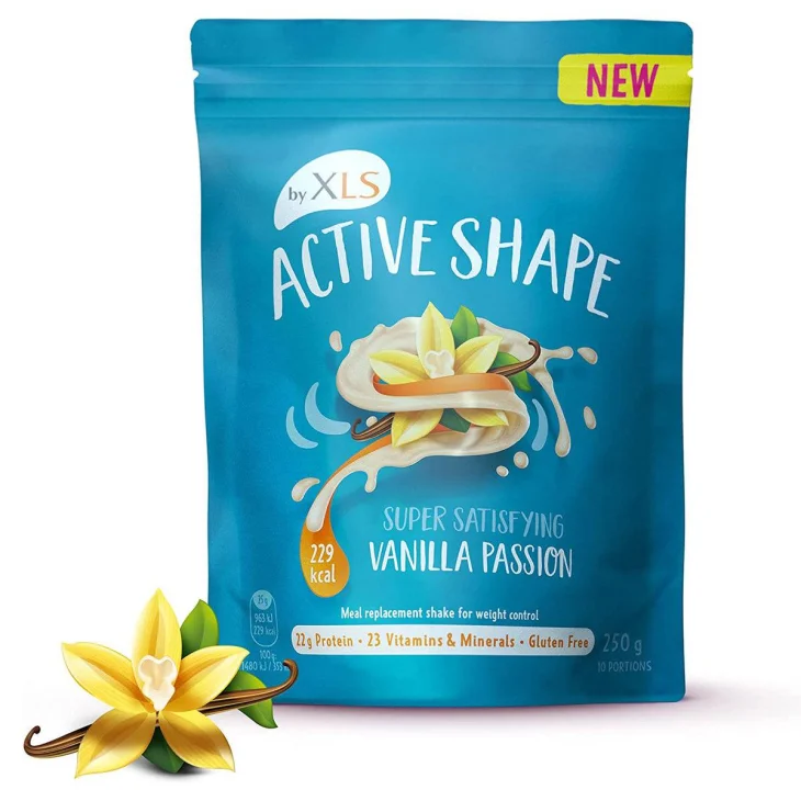 Active Shake By Xls Vaniglia Frullato Sostitutivo del Pasto 250 g Active Shake By Xls Vaniglia Frullato Sostitutivo del Pasto 250 g