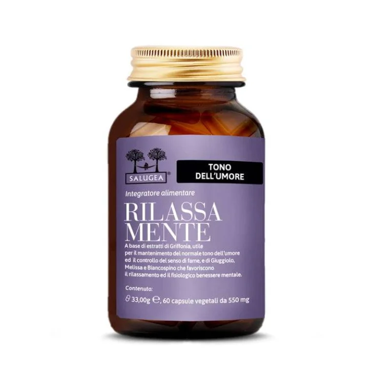 Salugea Rilassa Mente Integratore per il Relax 60 capsule Salugea Rilassa Mente Integratore per il Relax 60 capsule