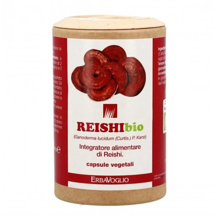 ErbaVoglio Reishi Bio Integratore Difese Immunitarie 90 capsule ErbaVoglio Reishi Bio Integratore Difese Immunitarie 90 capsule