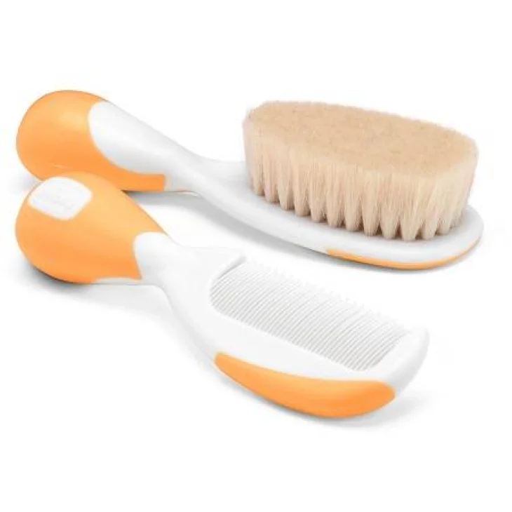 CHICCO SPAZZOLA + PETTINE ARANCIONE