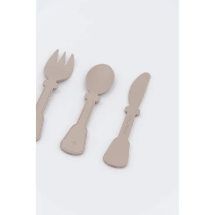 Bamboom Set Pappa Piatto, Scodella, Bicchiere, Posate Rosa