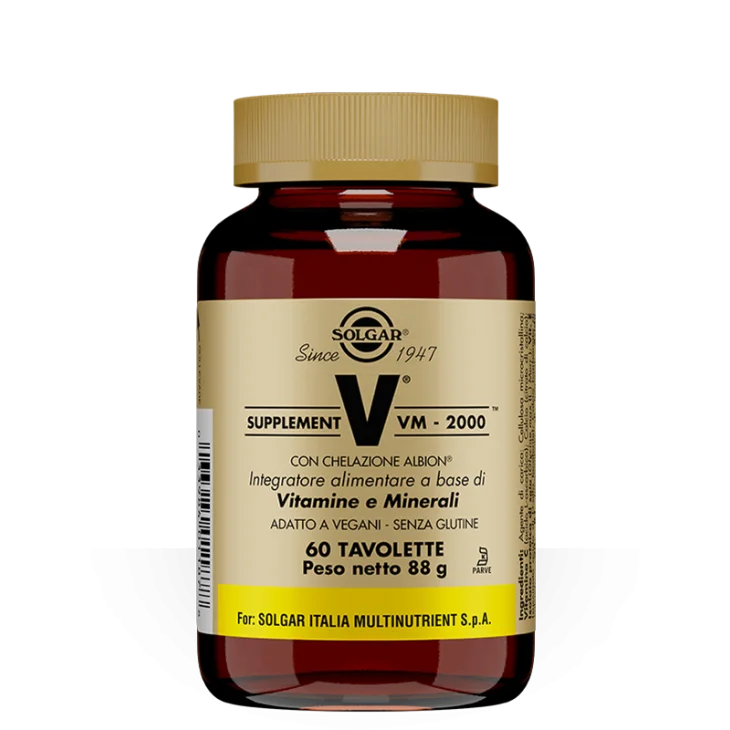 Solgar VM 2000 Supplement Integratore Multivitaminico 60 compresse