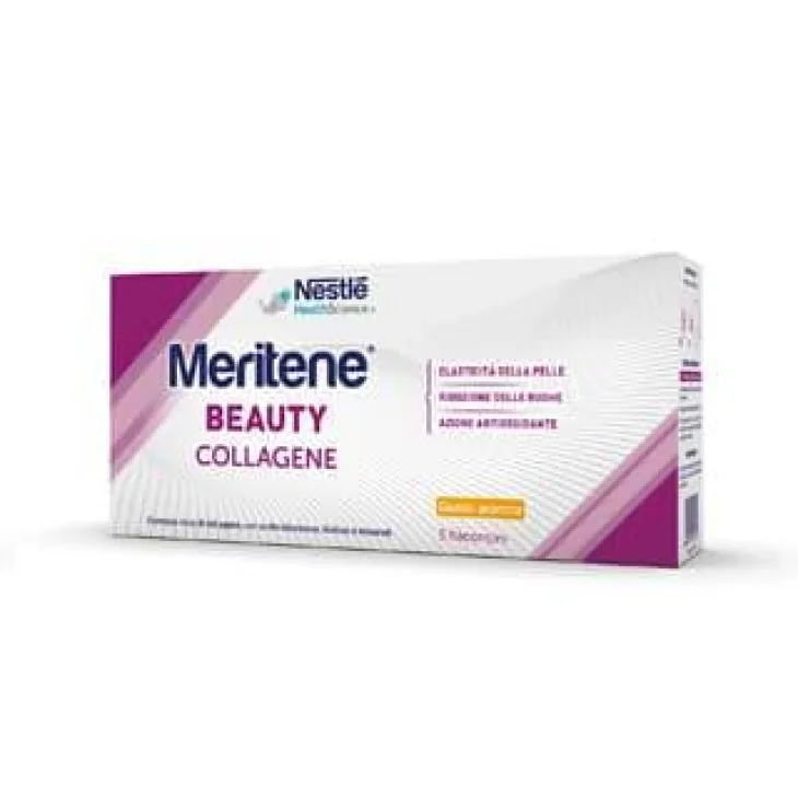 Meritene Beauty Collagene Integratore per la Pelle e le Rughe 5 flaconcini Meritene Beauty Collagene Integratore per la Pelle e le Rughe 5 flaconcini