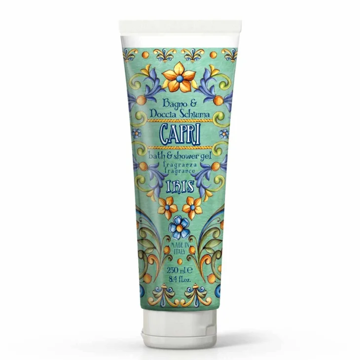 Maioliche Capri Docciaschiuma Delicato In Tubo Iris e Ylang Ylang 250 ml