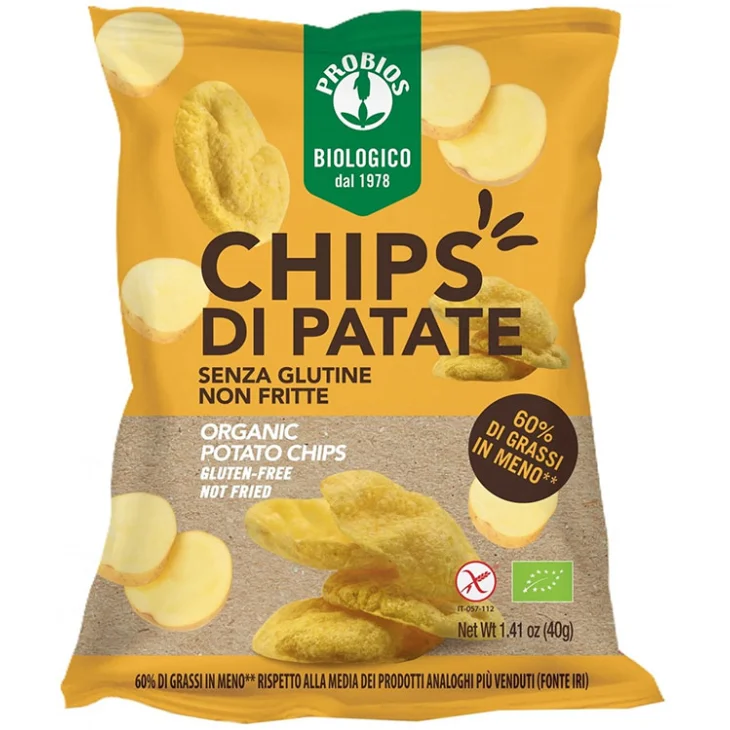 Probios Chips Patate 40 G Probios Chips Patate 40 G