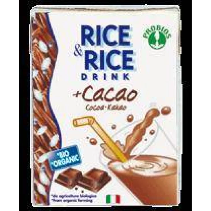 RICE&RICE BEVANDA DI RISO CON CACAO CON CANNUCCIA 200 ML