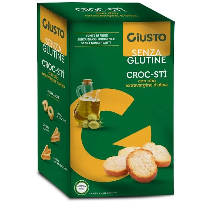Giusto Senza Glutine Croc-St&igrave; con Olio Extravergine d'Oliva 100 g