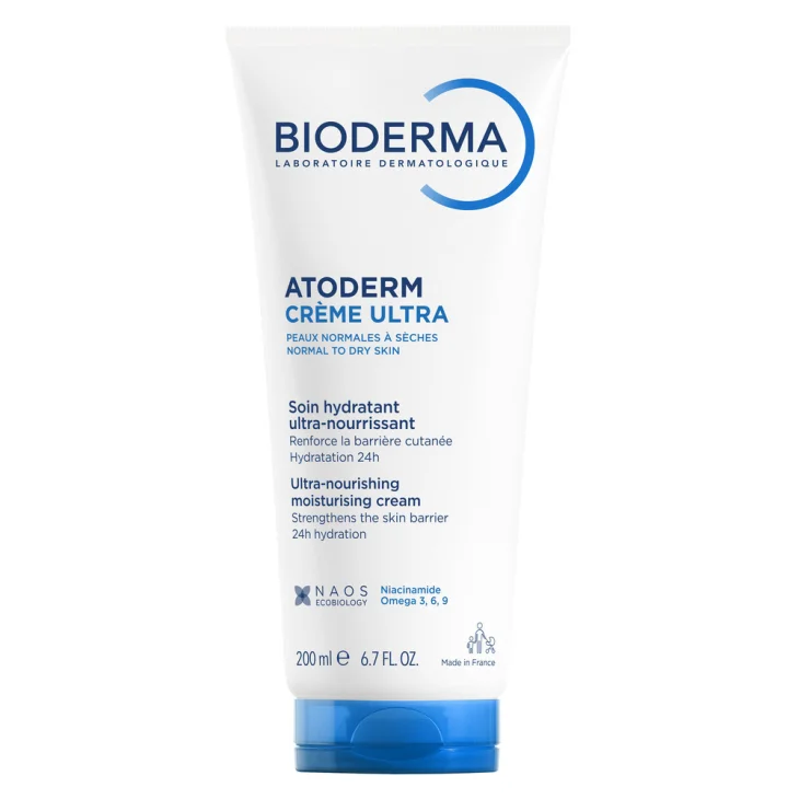 Bioderma Atoderm Cr&egrave;me Ultra Idratante Viso e Corpo per Pelle Secca 200 ml