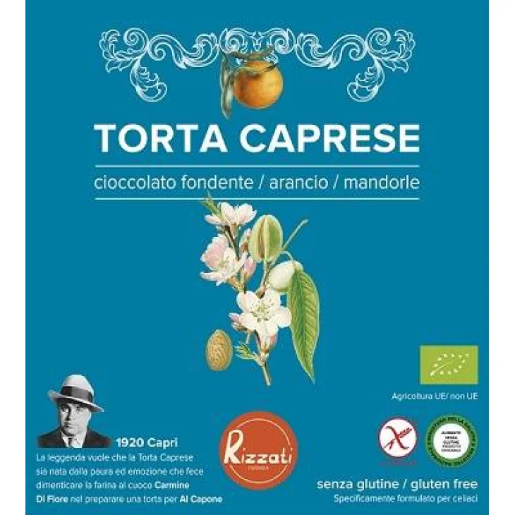 TORTA CAPRESE CIOCCOLATO FONDENTE BIO 150 G TORTA CAPRESE CIOCCOLATO FONDENTE BIO 150 G