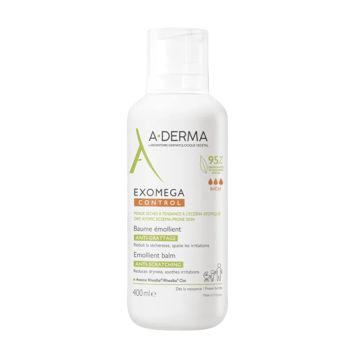 A-Derma Exomega Control Balsamo Emolliente Anti Prurito 400 ml A-Derma Exomega Control Balsamo Emolliente Anti Prurito 400 ml