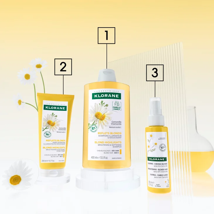 Klorane Shampoo Schiarente alla Camomilla Formato 200 ml
