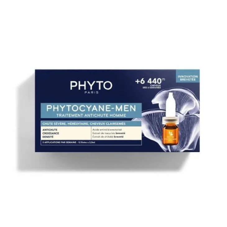 Phyto Phytocyane Fiale Anti-Caduta Severa Dei Capelli Uomo 12x 3,5ml Phyto Phytocyane Fiale Anti-Caduta Severa Dei Capelli Uomo 12x 3,5ml
