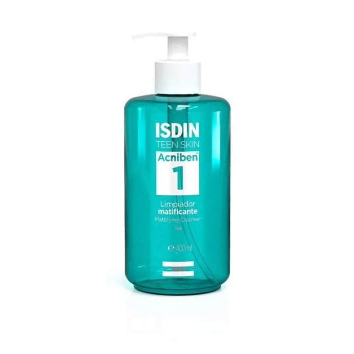Isdin Acniben 1 Mattifying Cleanser Gel Detergente Viso Opacizzante Pelle Grassa 400 ml Isdin Acniben 1 Mattifying Cleanser Gel Detergente Viso Opacizzante Pelle Grassa 400 ml