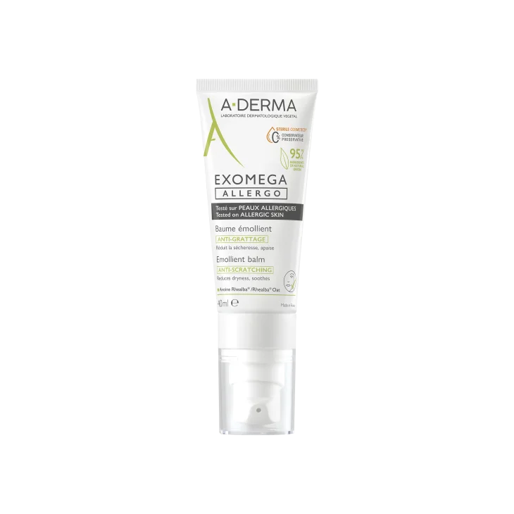 A-Derma Exomega Allergo Balsamo Emolliente Cosmetico Sterile 40 ml