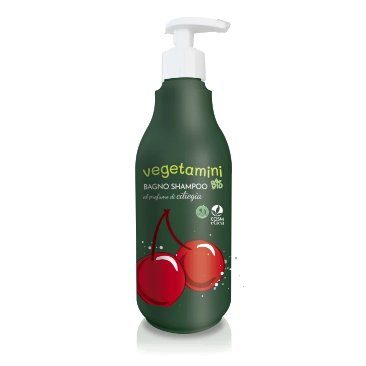 Cosm-Etica Vegetamini Bagno-Shampoo Bio Ciliegia 500 ml