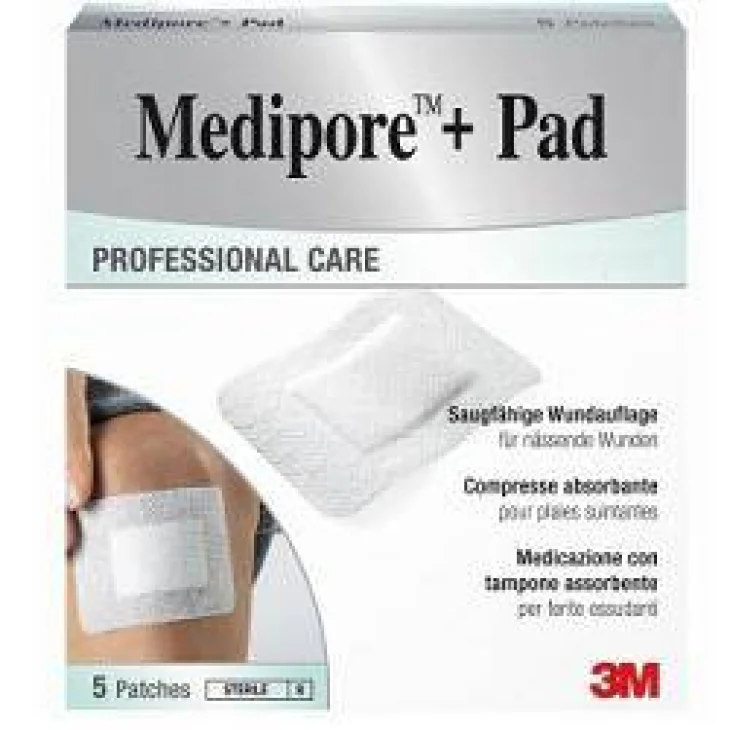 MEDICAZIONE MEDIPORE+PAD 10X20CM 5PEZZI MEDICAZIONE MEDIPORE+PAD 10X20CM 5PEZZI
