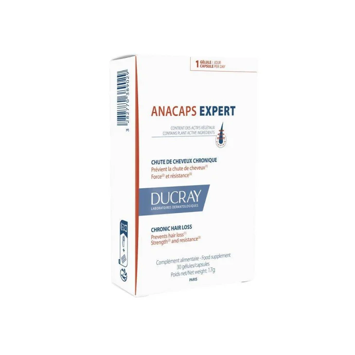Ducray Anacaps Expert Integratore per Capelli e Unghie 3 x 30 capsule