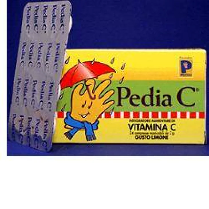 PEDIA C LIMONE 24 COMPRESSE MASTICABILI PEDIA C LIMONE 24 COMPRESSE MASTICABILI