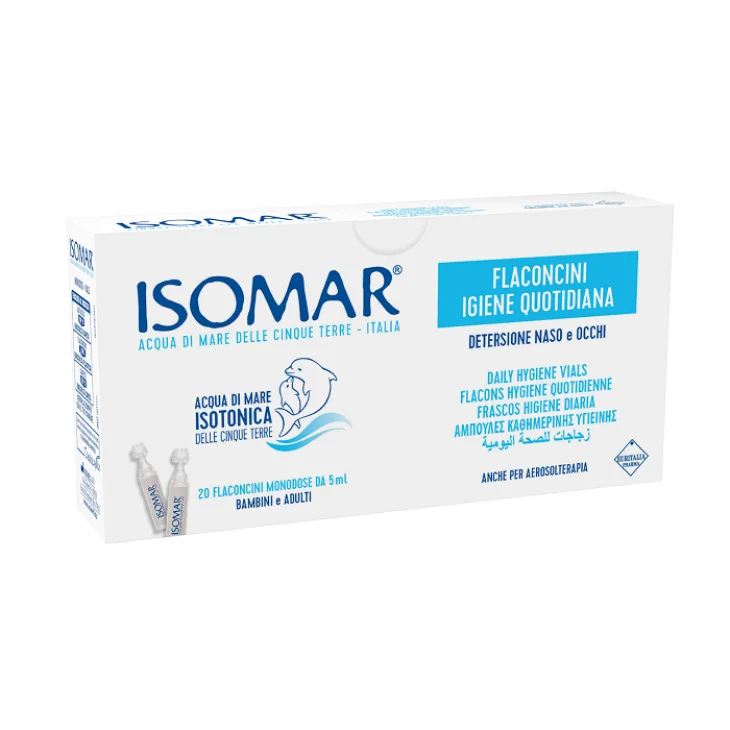 Isomar Flaconcini Soluzione Isotonica Igiene Quotidiana 20 flaconcini x 5 ml