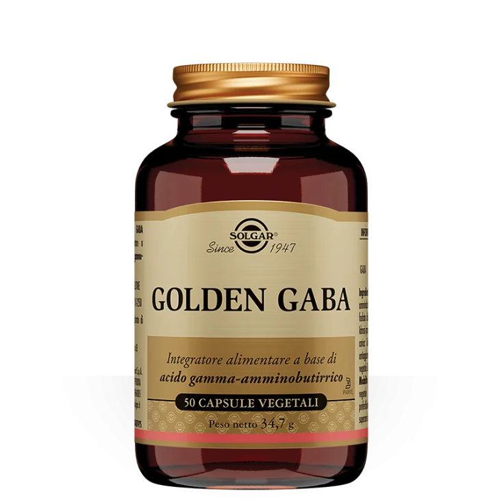 Solgar Golden Gaba Integratore Omeopatico Rilassante 50 capsule Solgar Golden Gaba Integratore Omeopatico Rilassante 50 capsule