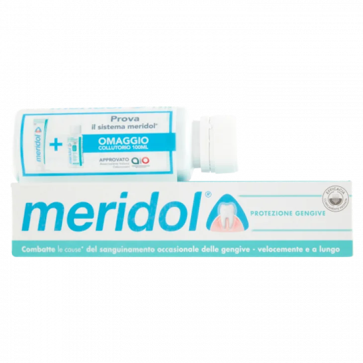 Meridol Kit Protezione Gengive Dentifricio 75 ml + Collutorio 100 ml