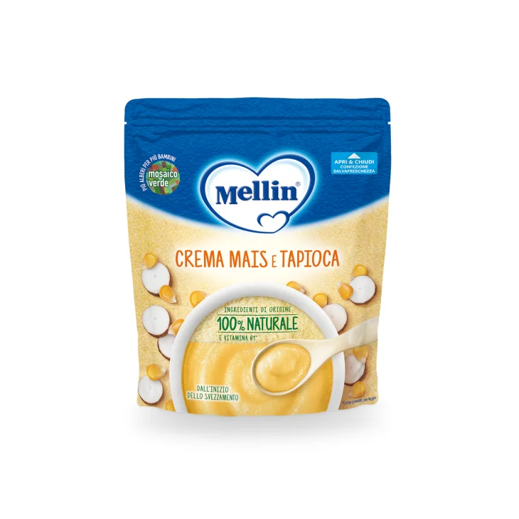 Mellin Crema Mais e Tapioca dal 4 mese di Et&agrave; 200 g