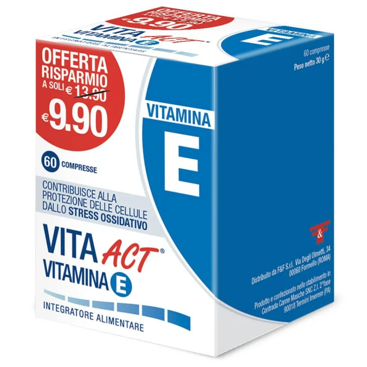 Linea Act Vita Act Vitamina E Integratore Alimentare 60 compresse Linea Act Vita Act Vitamina E Integratore Alimentare 60 compresse
