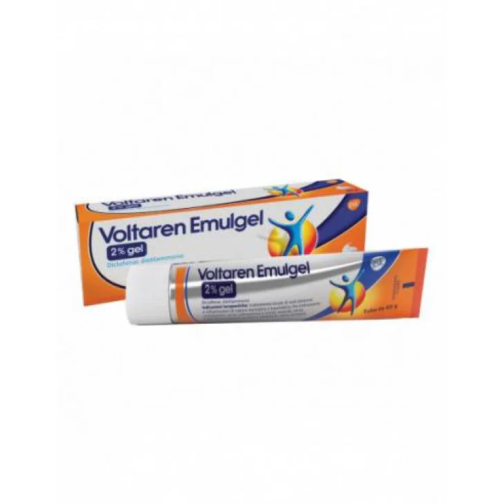 Voltaren Emulgel 2% Gel Antinfiammatorio per Dolori Muscolari 60 g additivo antibloccaggio Voltaren Emulgel 2% Gel Antinfiammatorio per Dolori Muscolari 60 g additivo antibloccaggio