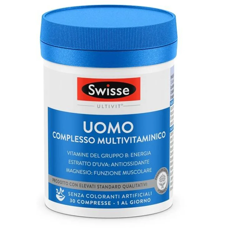 Swisse Multivitaminico Uomo Integratore Vitaminico 30 compresse Swisse Multivitaminico Uomo Integratore Vitaminico 30 compresse