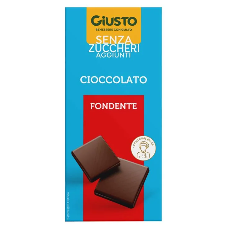 Giusto senza Zucchero Tavoletta Cioccolato Fondente 85 g Giusto senza Zucchero Tavoletta Cioccolato Fondente 85 g