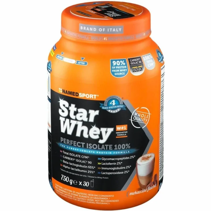Named Sport Star Whey Mokaccino Integratore di Proteine per Sportivi 750 g Named Sport Star Whey Mokaccino Integratore di Proteine per Sportivi 750 g