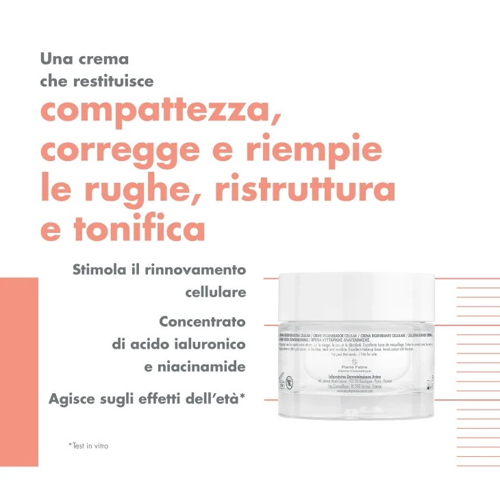 Av&egrave;ne Eau Thermale Hyaluron Activ B3 Crema Rigenerante Cellulare Antirughe Ricarica 50 ml
