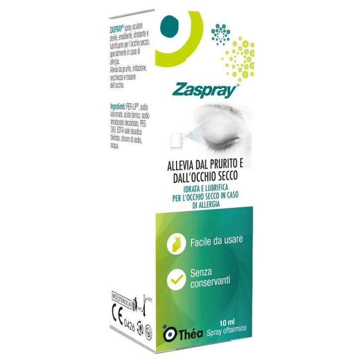 Zaspray Spray Oculare per Occhi Secchi 10 ml Zaspray Spray Oculare per Occhi Secchi 10 ml