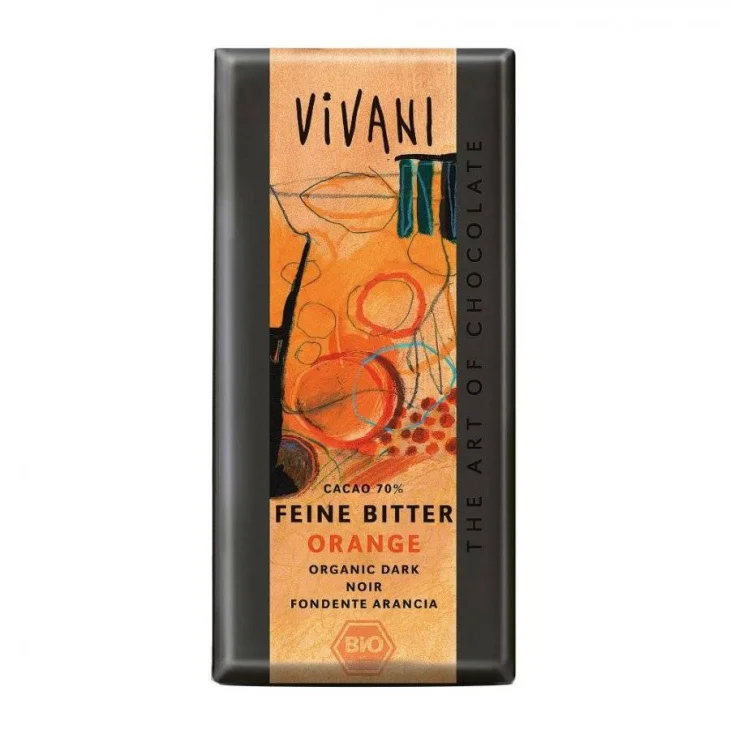 Baule Volante Ciocolato Fondente e Arancio Biologico 100 g Baule Volante Ciocolato Fondente e Arancio Biologico 100 g
