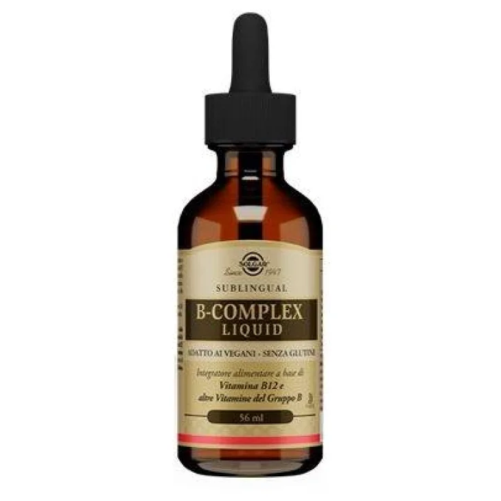 Solgar B-Complex Liquid Integratore di Vitamina B 56 ml