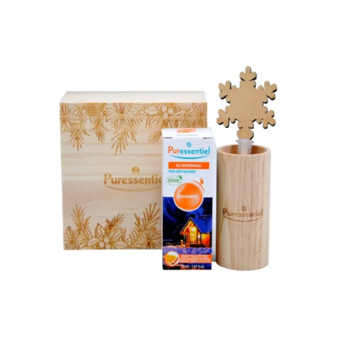 Puressentiel Cofanetto Diffusore Capillarit&agrave; Cocooning + Miscela Cocooning 30 ml