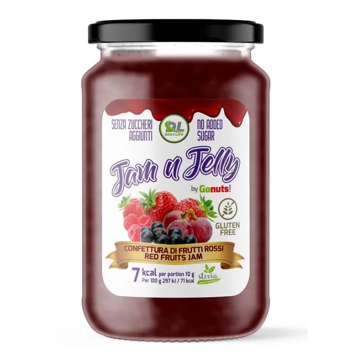 Daily Life Jam N Jelly By Gonuts Confettura ai Frutti Rossi Senza Zuccheri 280 g