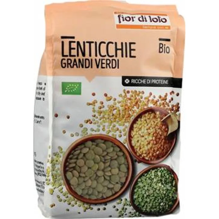 Fior di Loto Lenticchie Verdi Bio 400 g Fior di Loto Lenticchie Verdi Bio 400 g