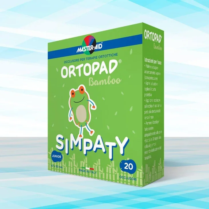 Master Aid Ortopad Cotton Simpaty Occlusore per terapie ortottiche - Regular 20 pezzi