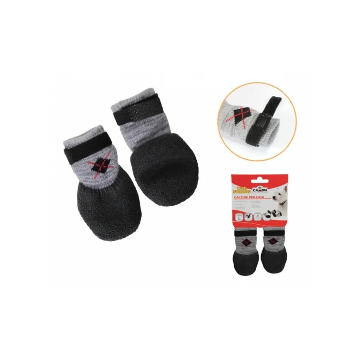 Camon Calzini in Cotone Antiscivolo per i cani - Taglia XL Camon Calzini in Cotone Antiscivolo per i cani - Taglia XL