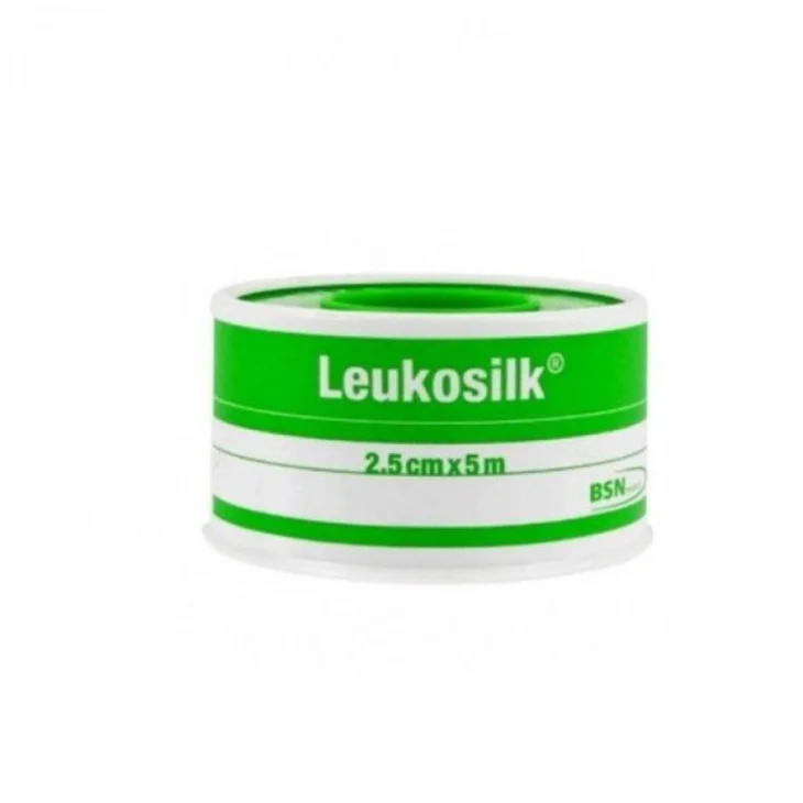 BSN Medical Leukosilk Cerotto per Pelli Sensibili Misura 2,5 cm x 5 m BSN Medical Leukosilk Cerotto per Pelli Sensibili Misura 2,5 cm x 5 m