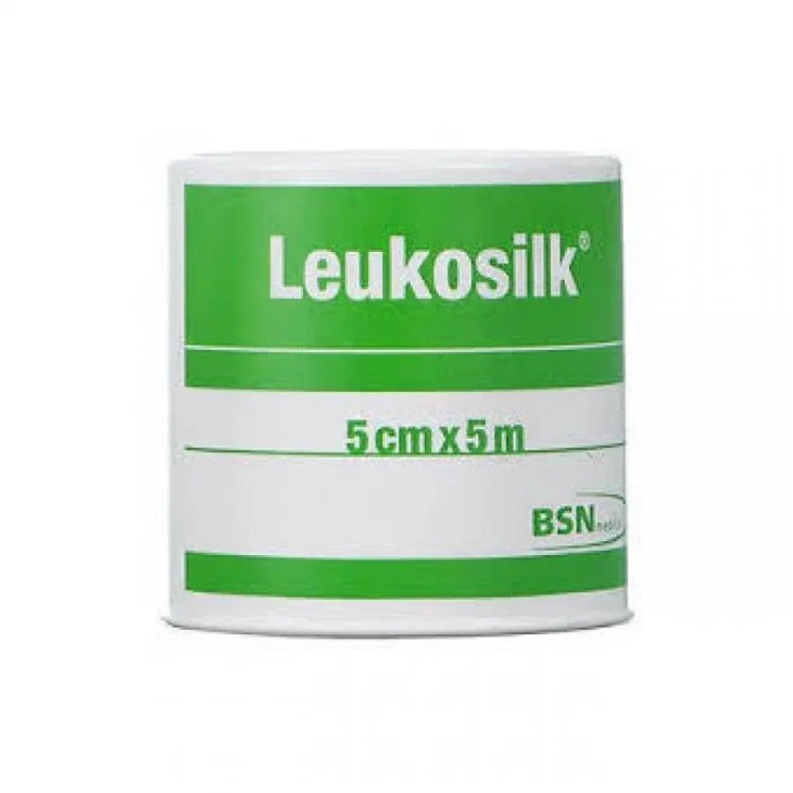 BSN Medical Leukosilk Cerotto per Pelli Sensibili Misura 5 cm x 5 m BSN Medical Leukosilk Cerotto per Pelli Sensibili Misura 5 cm x 5 m