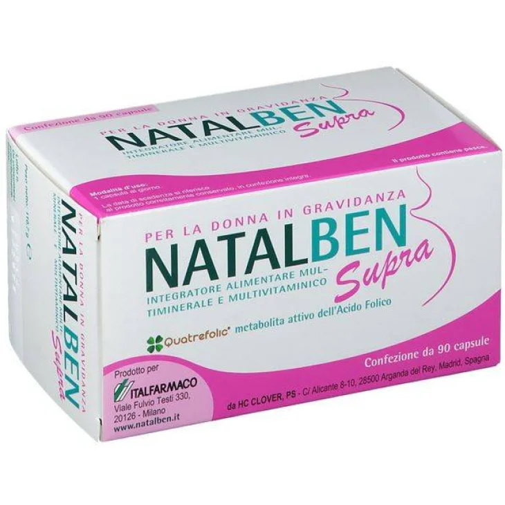 Natalben Supra Integratore per la Mamma 90 capsule Natalben Supra Integratore per la Mamma 90 capsule