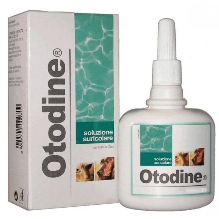 Otodine Detergente liquido auricolare per cani e gatti 50 ml
